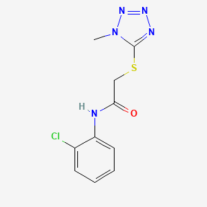 N-(2-chlorophenyl)-2-[(1-methyl-1H-tetrazol-5-yl)thio]acetamide