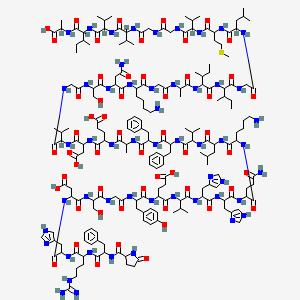 molecular formula C196H299N53O55S B575574 Pyr-phe-arg-his-asp-ser-gly-tyr-glu-val-his-his-gln-lys-leu-val-phe-phe-ala-glu-asp-val-gly-ser-asn- CAS No. 183449-57-2