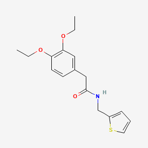molecular formula C17H21NO3S B5755818 2-(3,4-diethoxyphenyl)-N-(2-thienylmethyl)acetamide 
