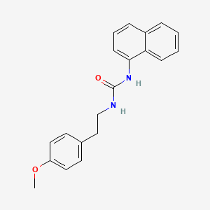 molecular formula C20H20N2O2 B5755896 N-[2-(4-methoxyphenyl)ethyl]-N'-1-naphthylurea 