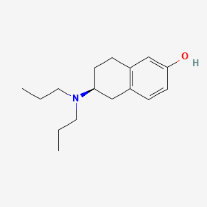 molecular formula C16H25NO B575604 (6S)-6-(Dipropylamino)-5,6,7,8-tetrahydronaphthalen-2-ol CAS No. 162992-70-3