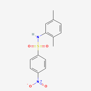 molecular formula C14H14N2O4S B5756041 N-(2,5-dimethylphenyl)-4-nitrobenzenesulfonamide 
