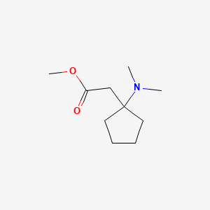 molecular formula C10H19NO2 B575607 Methyl [1-(dimethylamino)cyclopentyl]acetate CAS No. 178242-72-3