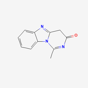 1-methyl-4H-pyrimido[1,6-a]benzimidazol-3-one