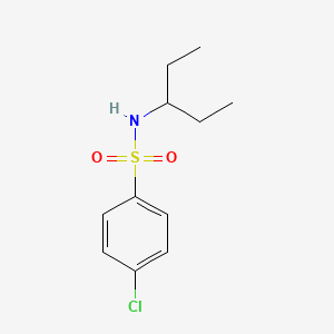 4-chloro-N-(1-ethylpropyl)benzenesulfonamide