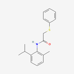 N-(2-isopropyl-6-methylphenyl)-2-(phenylthio)acetamide