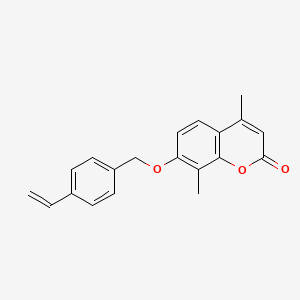 4,8-dimethyl-7-[(4-vinylbenzyl)oxy]-2H-chromen-2-one
