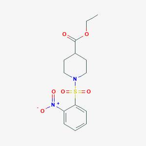 ethyl 1-[(2-nitrophenyl)sulfonyl]-4-piperidinecarboxylate