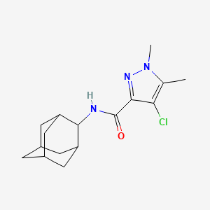 N-2-adamantyl-4-chloro-1,5-dimethyl-1H-pyrazole-3-carboxamide