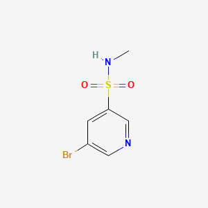 molecular formula C6H7BrN2O2S B575614 5-Bromo-N-methylpyridine-3-sulfonamide CAS No. 173999-19-4