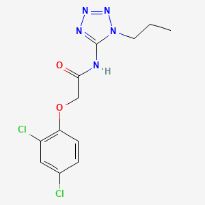 2-(2,4-dichlorophenoxy)-N-(1-propyl-1H-tetrazol-5-yl)acetamide