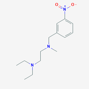 N,N-diethyl-N'-methyl-N'-(3-nitrobenzyl)-1,2-ethanediamine