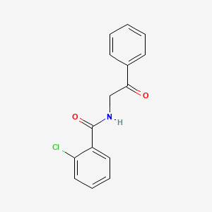 2-chloro-N-(2-oxo-2-phenylethyl)benzamide