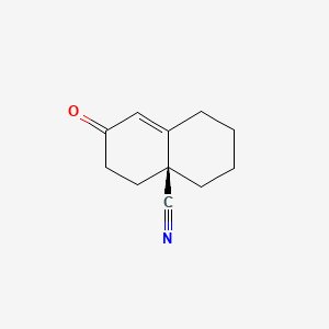 (4aS)-7-oxo-1,2,3,4,5,6-hexahydronaphthalene-4a-carbonitrile