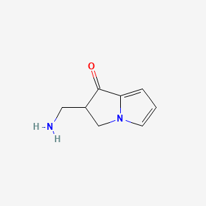 2-(Aminomethyl)-2,3-dihydro-1H-pyrrolizin-1-one