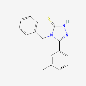 4-benzyl-5-(3-methylphenyl)-2,4-dihydro-3H-1,2,4-triazole-3-thione
