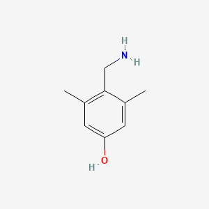 molecular formula C9H13NO B575666 4-(Aminomethyl)-3,5-dimethylphenol CAS No. 175204-31-6