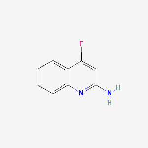 molecular formula C9H7FN2 B575667 4-Fluoroquinolin-2-amine CAS No. 191538-60-0