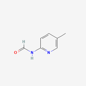 molecular formula C7H8N2O B575673 N-(5-Methyl-2-pyridinyl)formamide CAS No. 182348-63-6