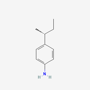 molecular formula C10H15N B575674 (R)-4-(sec-Butyl)aniline CAS No. 181288-08-4