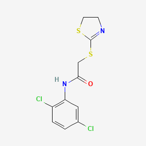 N-(2,5-dichlorophenyl)-2-(4,5-dihydro-1,3-thiazol-2-ylthio)acetamide