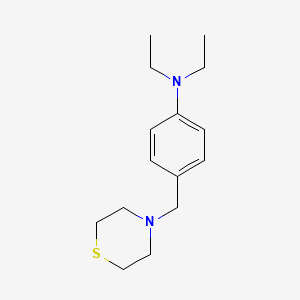 molecular formula C15H24N2S B5756904 N,N-diethyl-4-(4-thiomorpholinylmethyl)aniline 