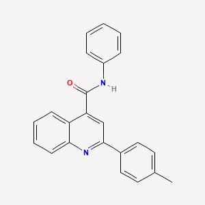 2-(4-methylphenyl)-N-phenyl-4-quinolinecarboxamide