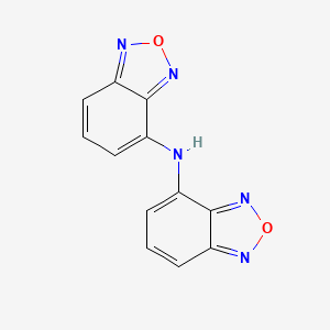 molecular formula C12H7N5O2 B5757031 N-2,1,3-benzoxadiazol-4-yl-2,1,3-benzoxadiazol-4-amine 