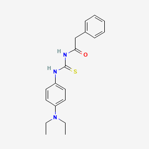 molecular formula C19H23N3OS B5757042 N-({[4-(diethylamino)phenyl]amino}carbonothioyl)-2-phenylacetamide 