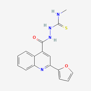 2-{[2-(2-furyl)-4-quinolinyl]carbonyl}-N-methylhydrazinecarbothioamide