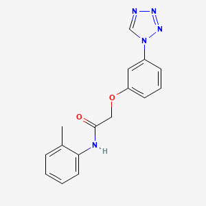 N-(2-methylphenyl)-2-[3-(1H-tetrazol-1-yl)phenoxy]acetamide