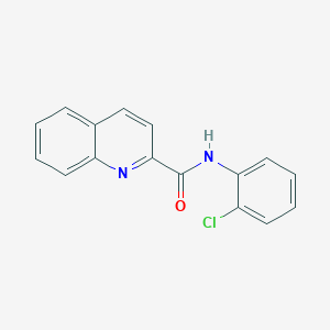 N-(2-chlorophenyl)-2-quinolinecarboxamide