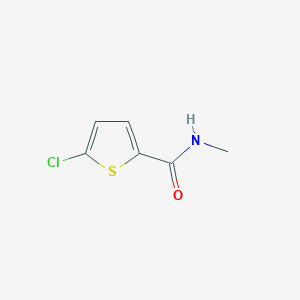molecular formula C6H6ClNOS B057571 5-氯-N-甲基噻吩-2-甲酰胺 CAS No. 97799-98-9