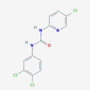 molecular formula C12H8Cl3N3O B5757130 N-(5-chloro-2-pyridinyl)-N'-(3,4-dichlorophenyl)urea 