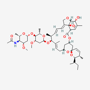 molecular formula C50H75NO14 B575714 4''-Epiacetylamino-4''-deoxyavermectin B1 CAS No. 160902-72-7