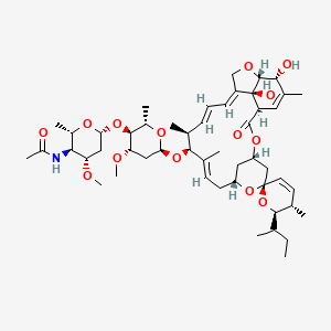 molecular formula C50H75NO14 B575714 Aab(1) avermectin CAS No. 160902-72-7