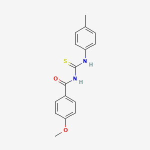 4-methoxy-N-{[(4-methylphenyl)amino]carbonothioyl}benzamide