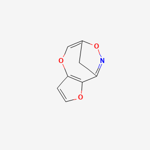 molecular formula C8H5NO3 B575717 3,6-Methanofuro[2,3-d][1,6,2]dioxazocine CAS No. 189508-68-7