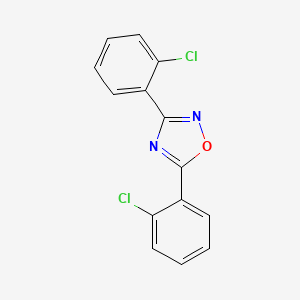 molecular formula C14H8Cl2N2O B5757180 3,5-bis(2-chlorophenyl)-1,2,4-oxadiazole 