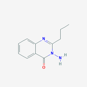 molecular formula C11H13N3O B5757229 3-amino-2-propyl-4(3H)-quinazolinone 