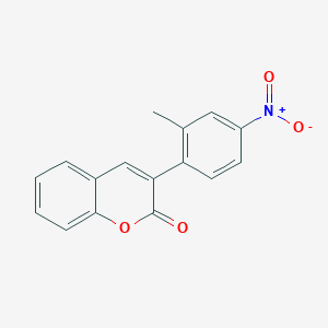 3-(2-methyl-4-nitrophenyl)-2H-chromen-2-one