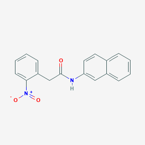 molecular formula C18H14N2O3 B5757241 N-2-naphthyl-2-(2-nitrophenyl)acetamide 