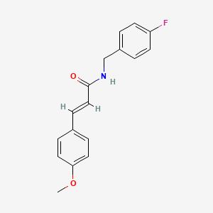 N-(4-fluorobenzyl)-3-(4-methoxyphenyl)acrylamide