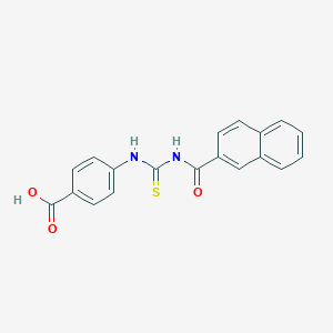 4-{[(2-naphthoylamino)carbonothioyl]amino}benzoic acid