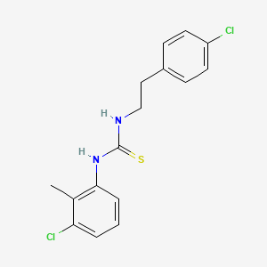 N-(3-chloro-2-methylphenyl)-N'-[2-(4-chlorophenyl)ethyl]thiourea