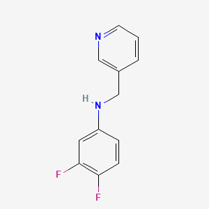 (3,4-difluorophenyl)(3-pyridinylmethyl)amine