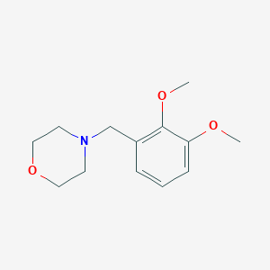 molecular formula C13H19NO3 B5757372 4-(2,3-dimethoxybenzyl)morpholine 