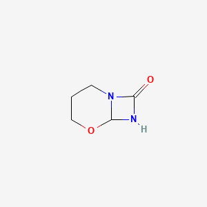 molecular formula C5H8N2O2 B575738 5-Oxa-1,7-diazabicyclo[4.2.0]octan-8-one CAS No. 172427-17-7