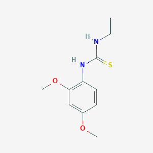 molecular formula C11H16N2O2S B5757483 N-(2,4-dimethoxyphenyl)-N'-ethylthiourea 
