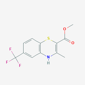 methyl 3-methyl-6-(trifluoromethyl)-4H-1,4-benzothiazine-2-carboxylate